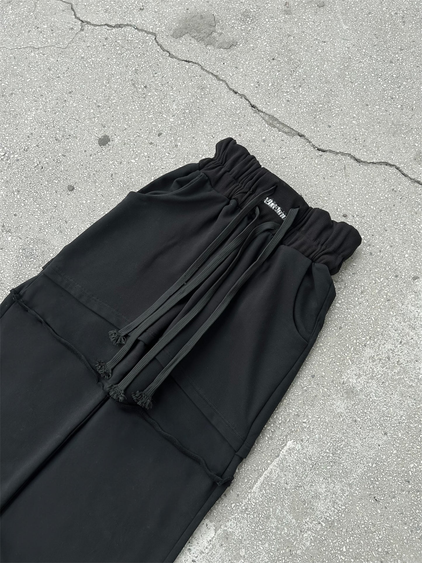 OVERLAY COTTON SWEATPANTS