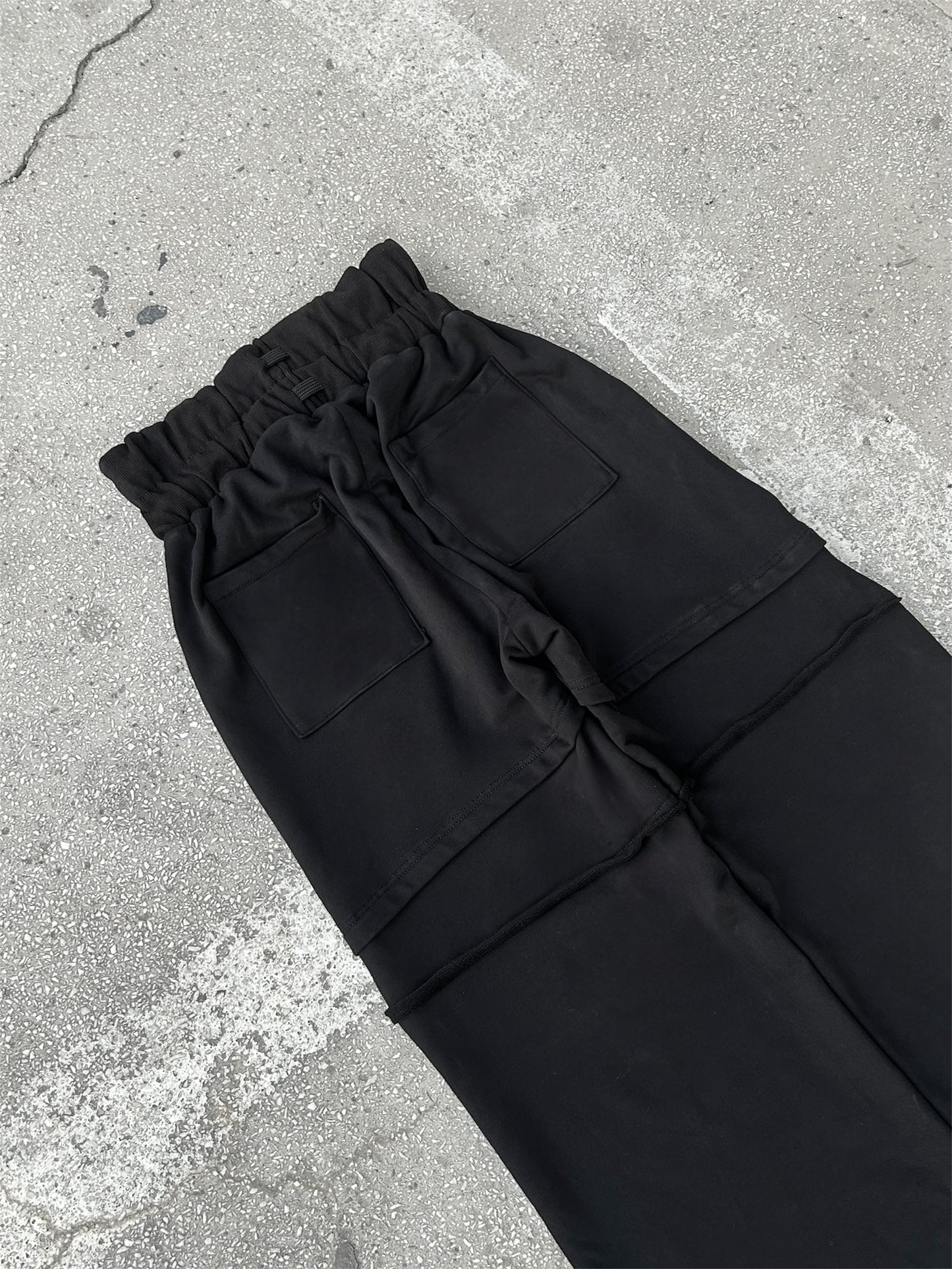 OVERLAY COTTON SWEATPANTS