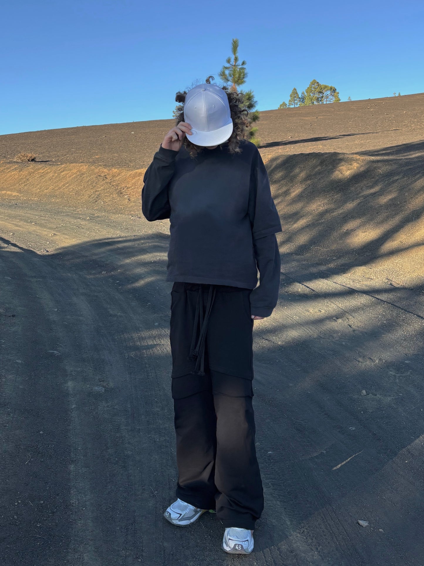 OVERLAY COTTON SWEATPANTS