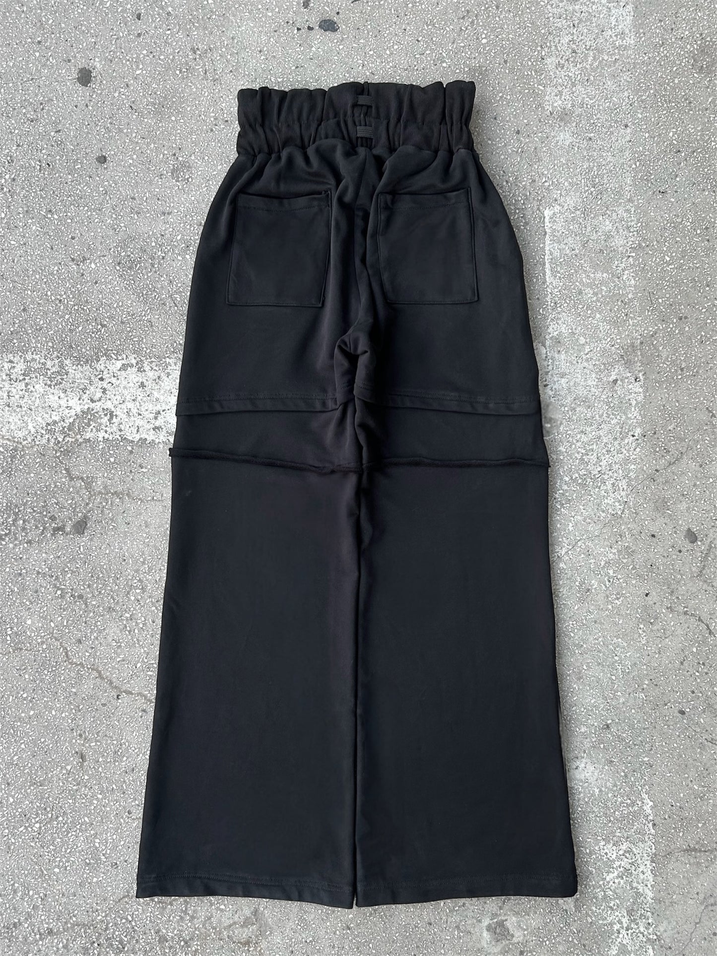 OVERLAY COTTON SWEATPANTS